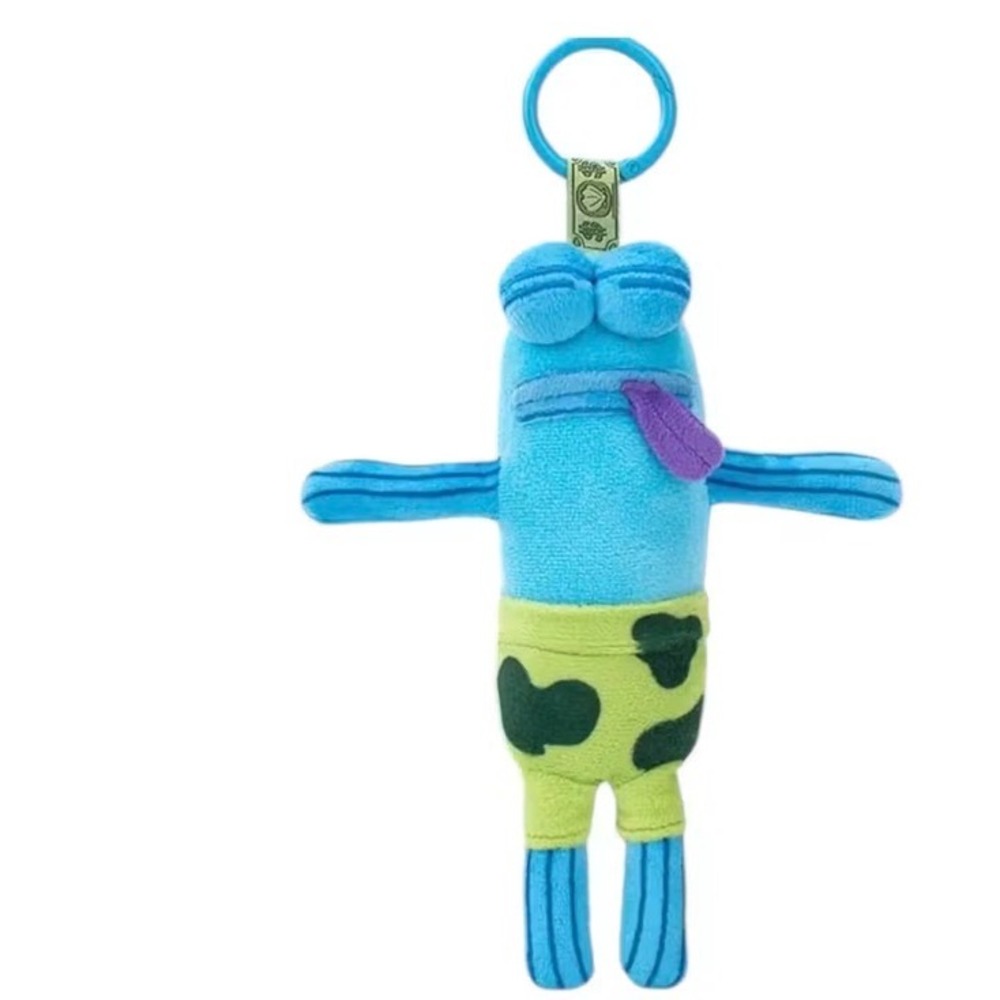 Pop Mart SpongeBob SquarePants Bikini Bottom Buddies Flat Fish plush keychain